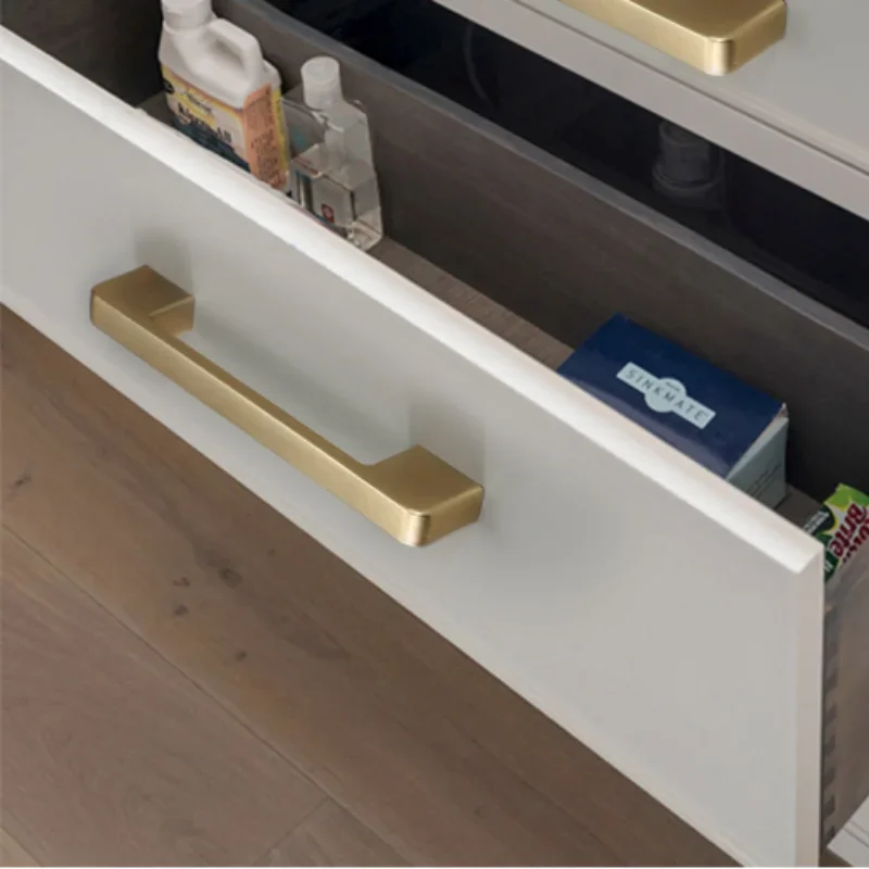 Modern Minimalist Wardrobe Pulls Light Luxury Wardrobe Cabinets Drawer Door Handles Minimalist Shoe Cabinets High End Handles