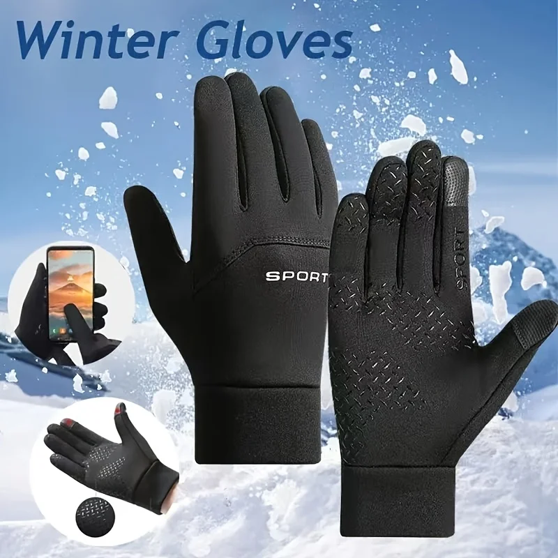 AliExpress Winter Warm Riding Gloves, Supporting Touch Screen Operation. Suitable for Outdoor Sports