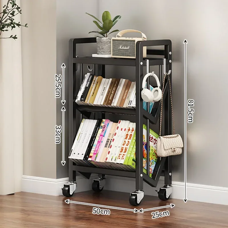 Multifunctional Corner Book Shelf Booksellers Library Kids Bookshelf Rotating Bookcase Books Estanteria Libros Home Furniture