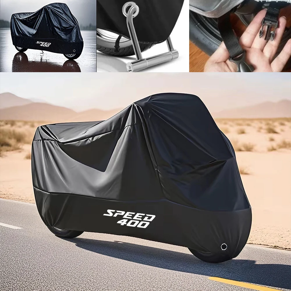 

For Triumph Speed 400 Speed400 Water-proof Outdoor Motorcycle Rain Cover Accessories All Years