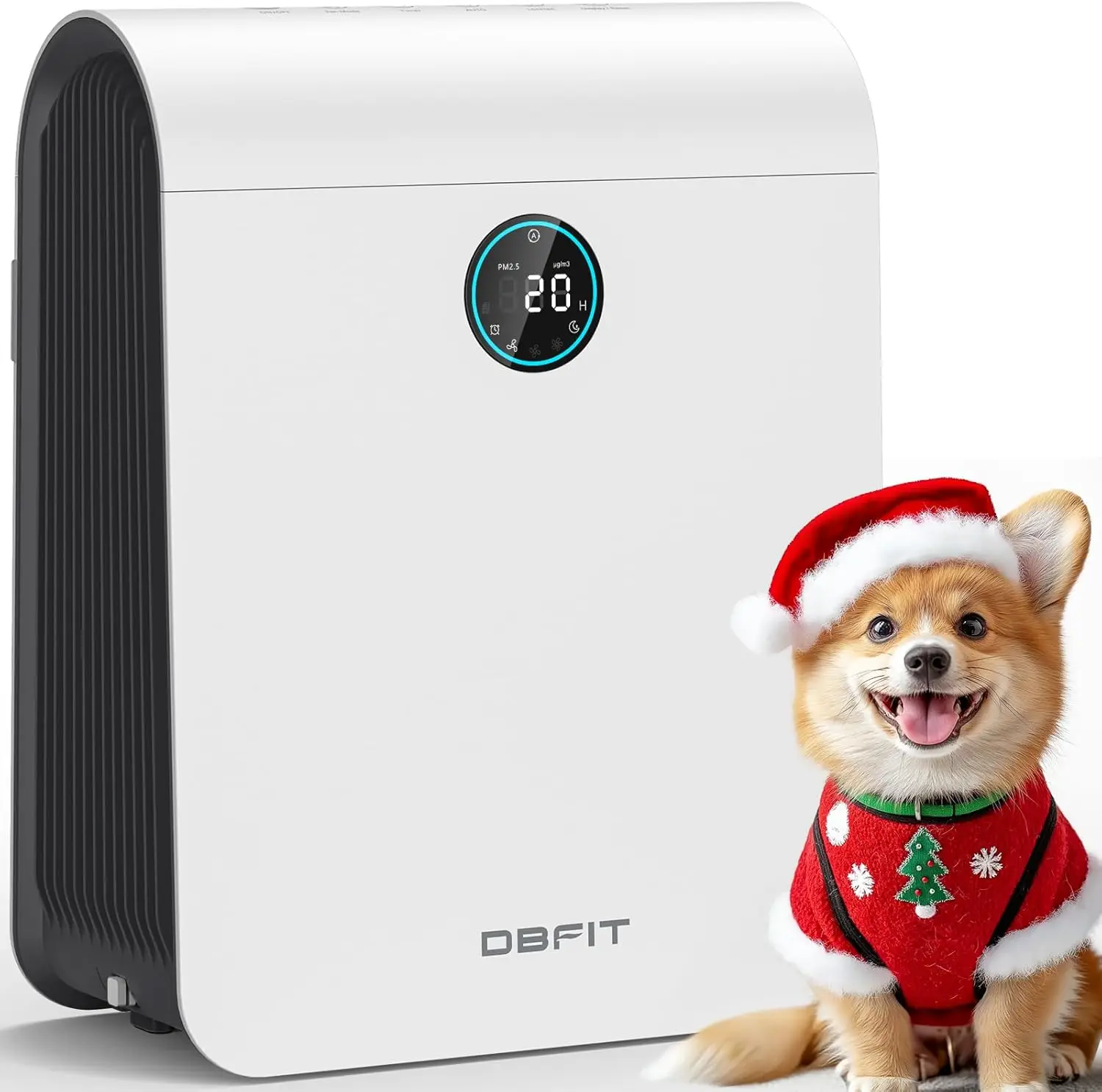 

Air Purifiers for Home Large Room Up to 2590 ft² with PM 2.5 Display Air Quality Sensor, H13 HEPA Air Purifier with Washable