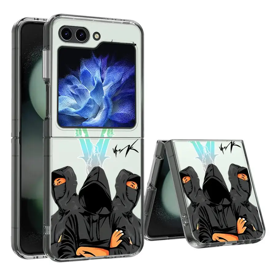 Case for Samsung Galaxy ZFlip 7 ZFlip3 ZFlip7FE ZFlip5 ZFlip6 Z Flip 7 6 5 4 3 ZFlip4 Hard Phone Cover Fashion Hot V-Vrunks