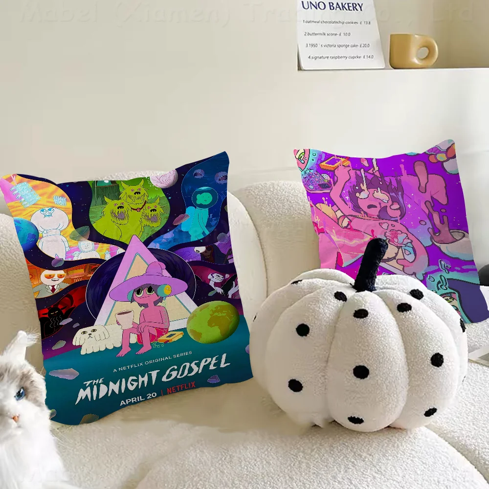 

The Midnight Gospel Pillow Cover Sofa Cushion Cover Home Room Decoration Children Gift