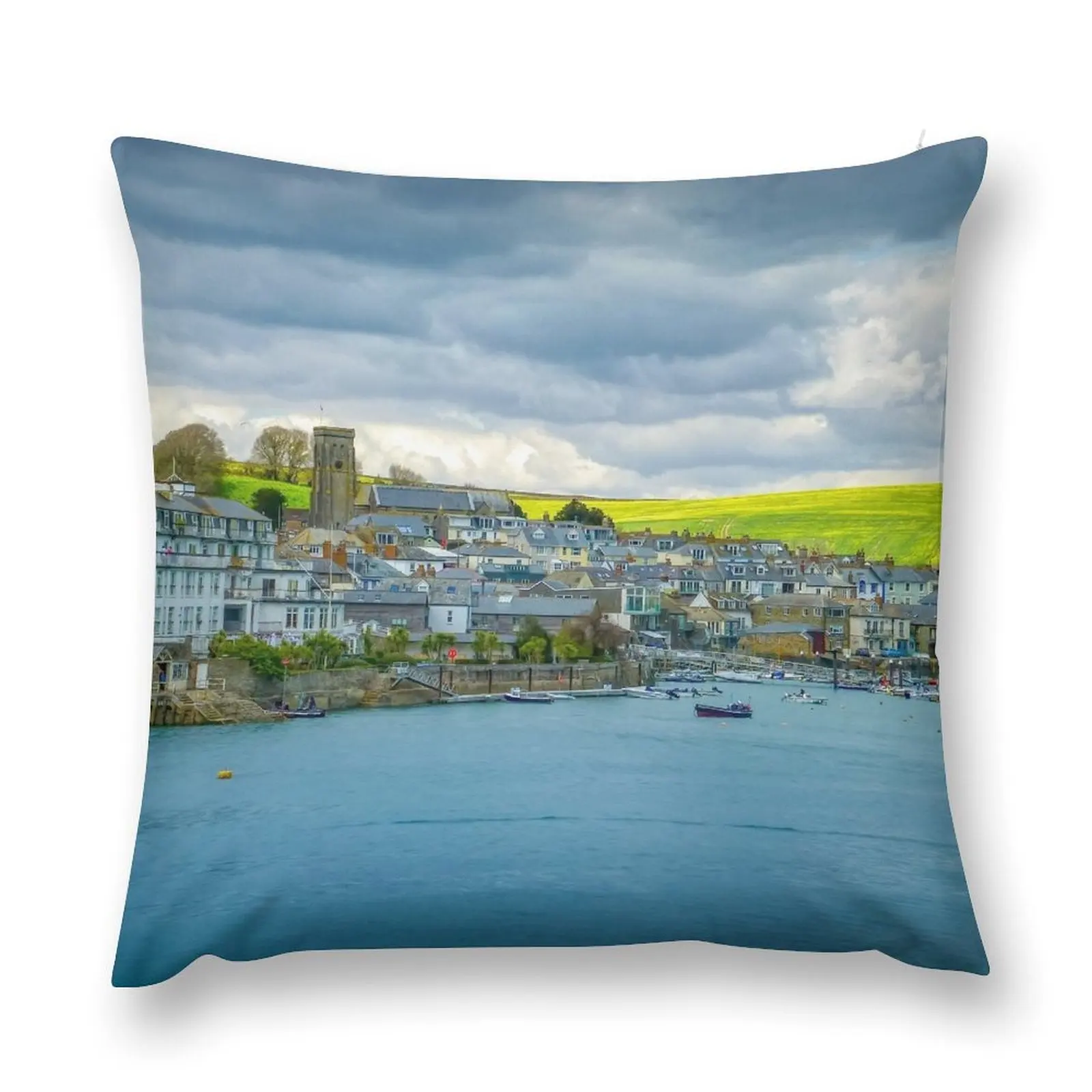 Overlooking Salcombe Throw Pillow Sofa Covers Christmas Pillow Covers pillow