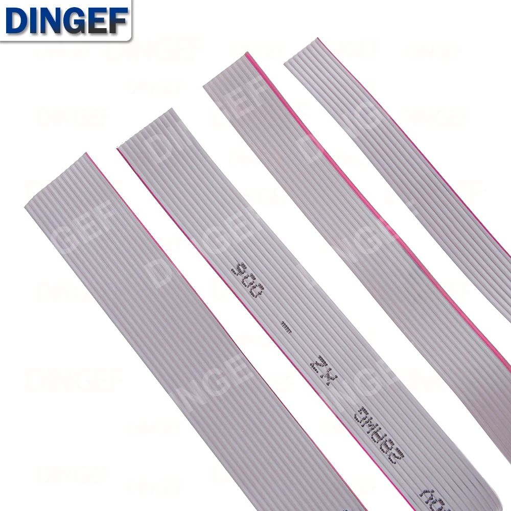 

5 метров, расстояние 1,27 мм, 8P 10P 12P 14P 16P 20P 26P 30P 40P Серый плоский кабель FC-8 10 16 28AWG Провод, для разъема IDC FC 2,54 мм