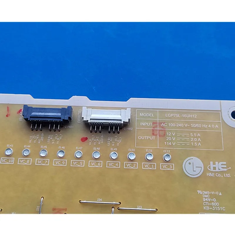 Eay64269141 for lg TV電源ボードLGP75L-16UH12 b12f129141 75l 75uh8500-ud 75uh780v 75uh6550-ub75uh855t 75uh656t-lnb
