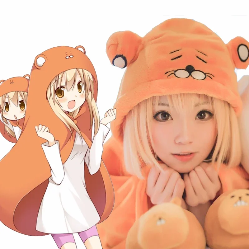 Himouto Umaru-chan Cosplay Costume Doma Umaru Cloak Blanket Umaru chan Soft Flannels Cartoon Hoodie Cape Girls Cute Leisure Wear