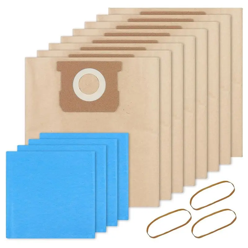 

ABBZ-19-3100 Bags Fit For Shop Vac 5-6 Gallon/Gal Wet Dry Vacuum Cleaner 19-3100 Disposable Filter Bags