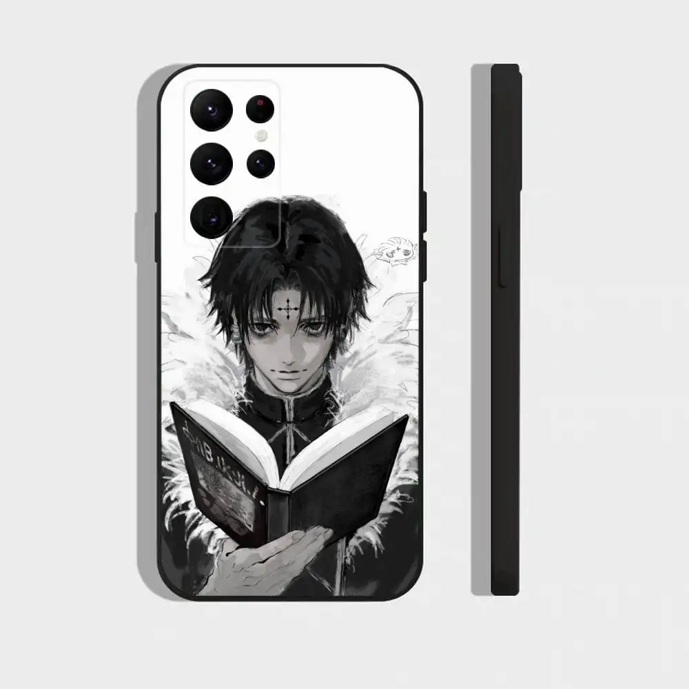 Casing Ponsel Kartun K-Kuroro L-Lucilfer untuk Samsung Galaxy A73,A72,A71,A70,A52,A51 Penutup Hitam Lembut Lainnya