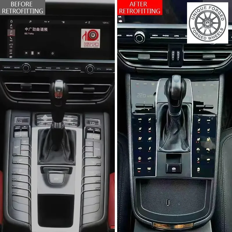 26 StyleSaddle Control Panel Upgrade Control Panel Old To New Saddle Shift Touch Panel Car Upgrade For Macan 2014-2021 Upgrade K