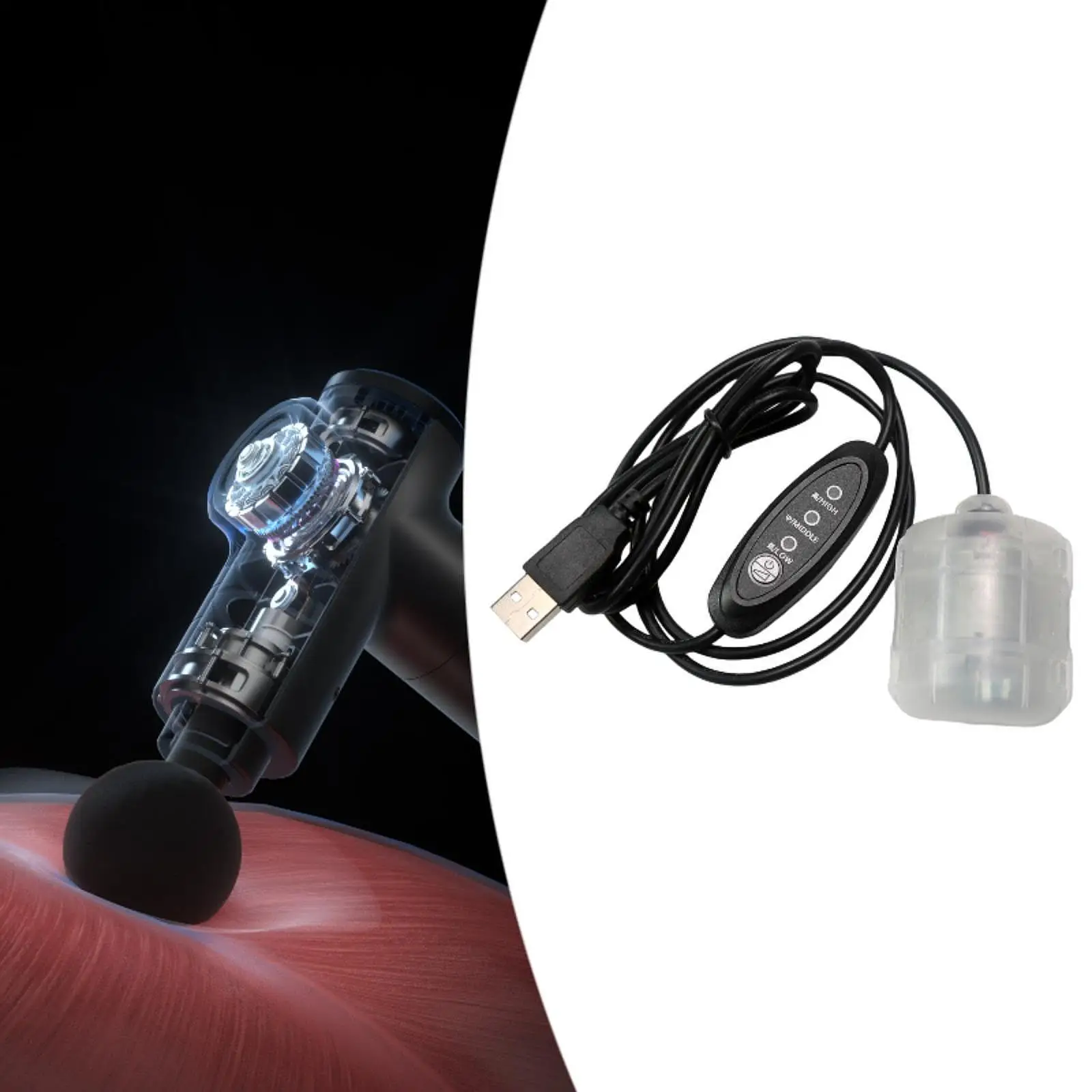 

Versatile Compact Vibration Motor Black Plastic Durable Massage Repair Part for Fitness and Relaxation