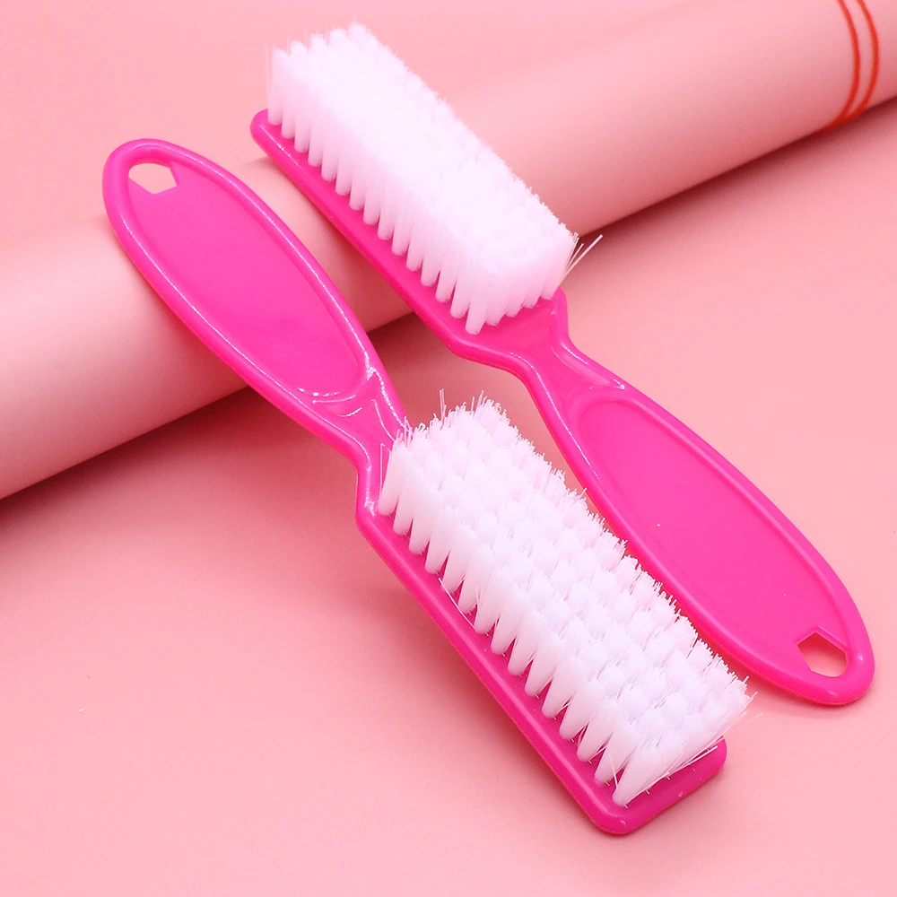 

12Pcs/Set Professional Gentle Nail Brush Cleaner For Nails And Toenail Foot Manicure Tools Multifunctional Scrub Brush Men Women