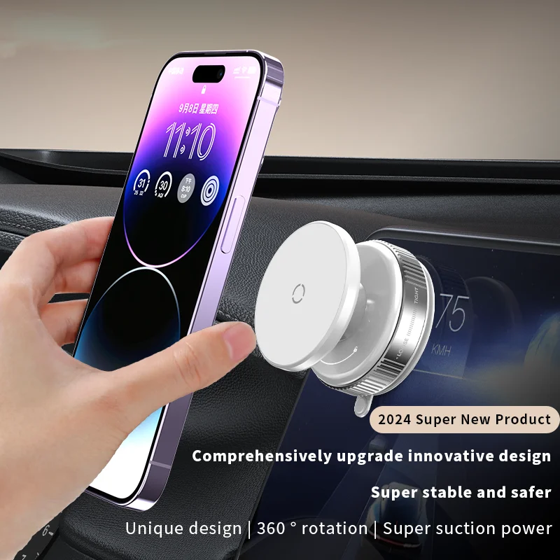 

Universal Navigation Bracket Magnetic Car Phone Holder 360° Car Phone Stand for IPhone 16 15 14 13 12 11 Samsung Redmi Xiaomi