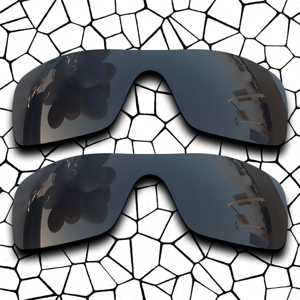 

Grey Black&Grey Black Lenses Replacement For-Oakley Batwolf OO9101 Polarized Sunglasses