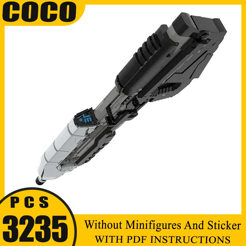 

MA5D Assault Rifle Popular Military Game Model Technology Blocks Gifts Christmas Moc Building Bricks Toys DIY Sets Assembly