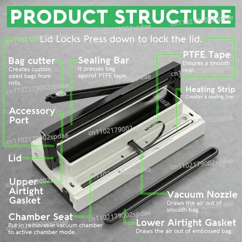 Commercial Vacuum Sealer Machine Best Automatic Vacuum Food Sealer Packaging Machine Sealer Common To All Bags