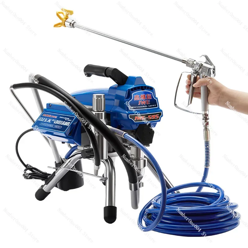 

110V/220V High-Pressure Paint Sprayer - Professional Latex Spray Gun for Interior/Exterior Walls