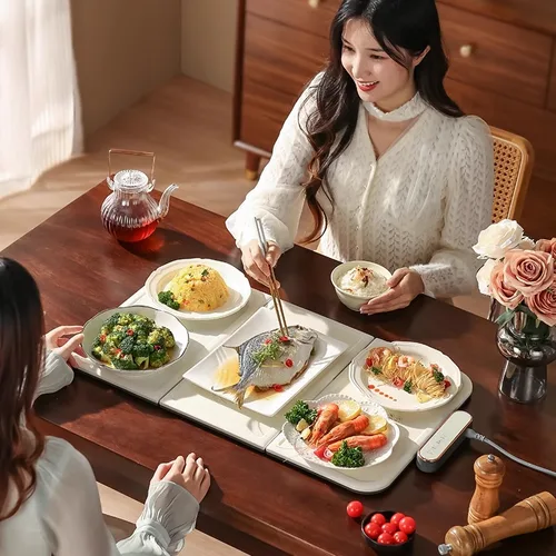 접이식 핫 커팅 보드 단열 보드, 가정용 난방 보드, 다기능 조절 가능 전기 난방 식사 유물 