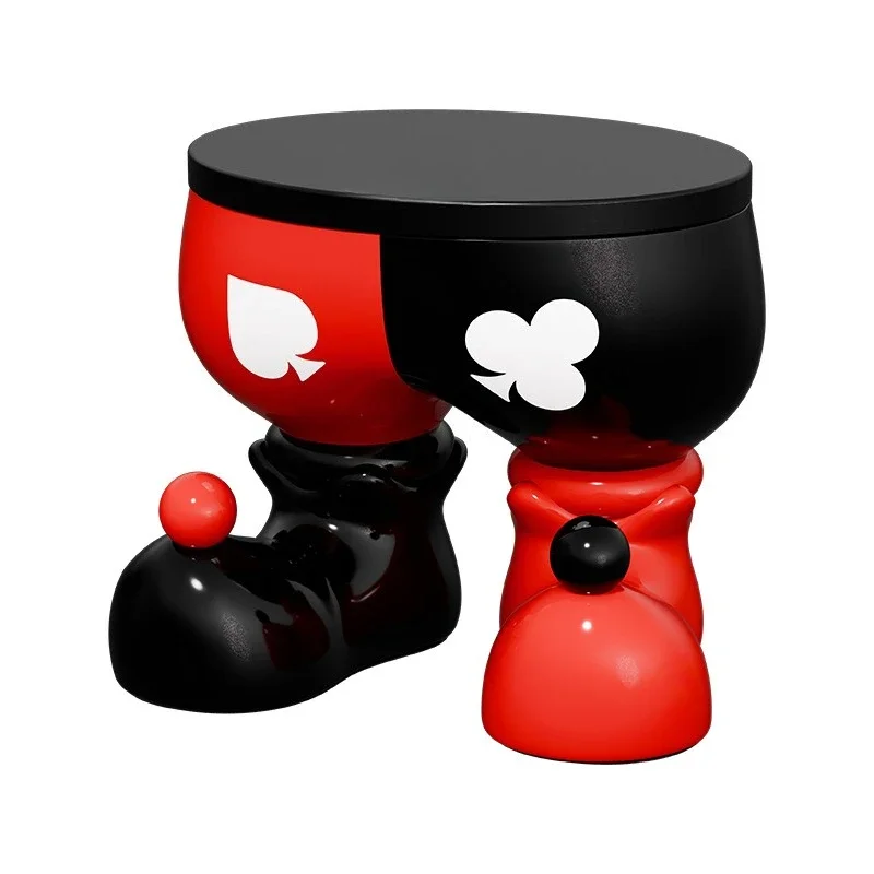 

Tide play light luxury, clown stool living room, small coffee table storage at home to change shoes, stool children