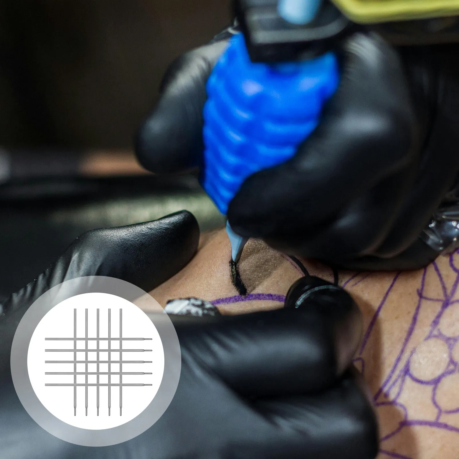 

Набор из 10 ручек-трафаретов для татуировок с тонким наконечником, для профессиональных тату-мастеров, косметологов, для разметки бровей