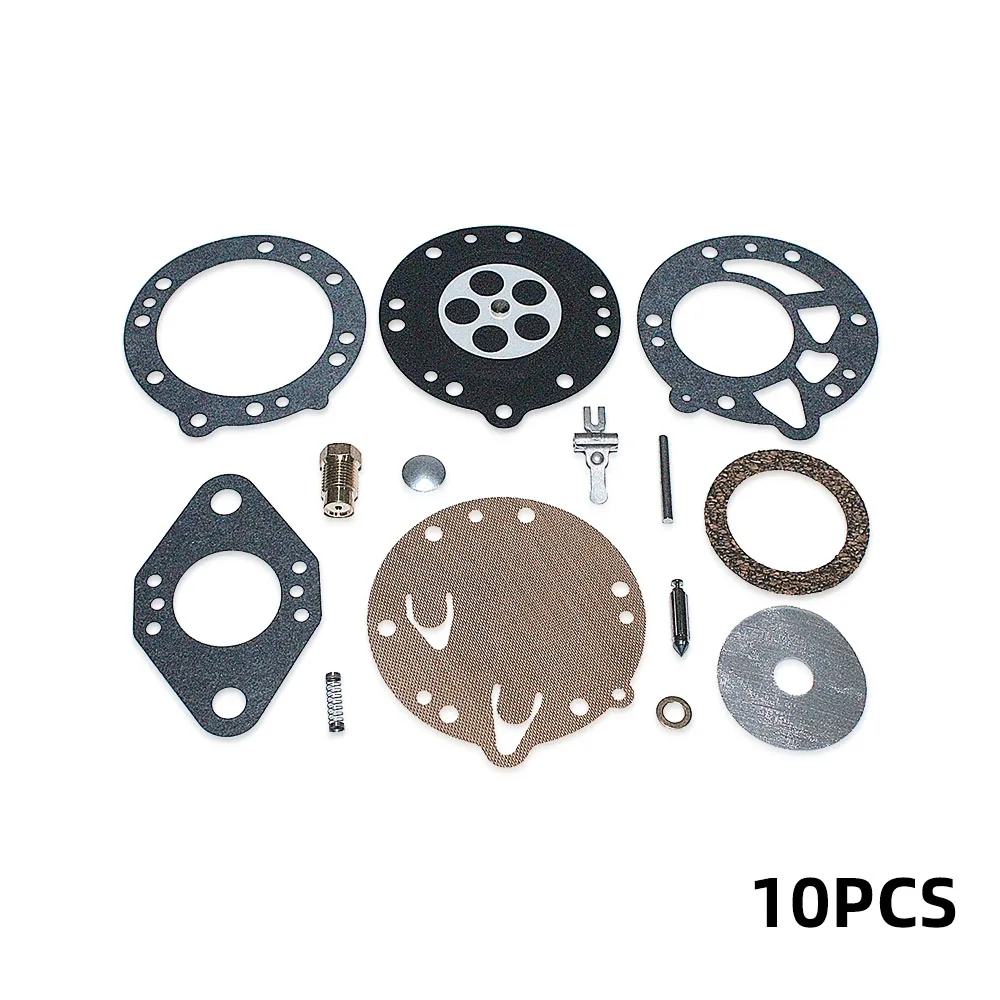 10pcs/lot Carburetor Repair Kit For Tillotson RK-114HL HL-166C HL-351A HL-352A HL-392A Replacement Spare Part Carb