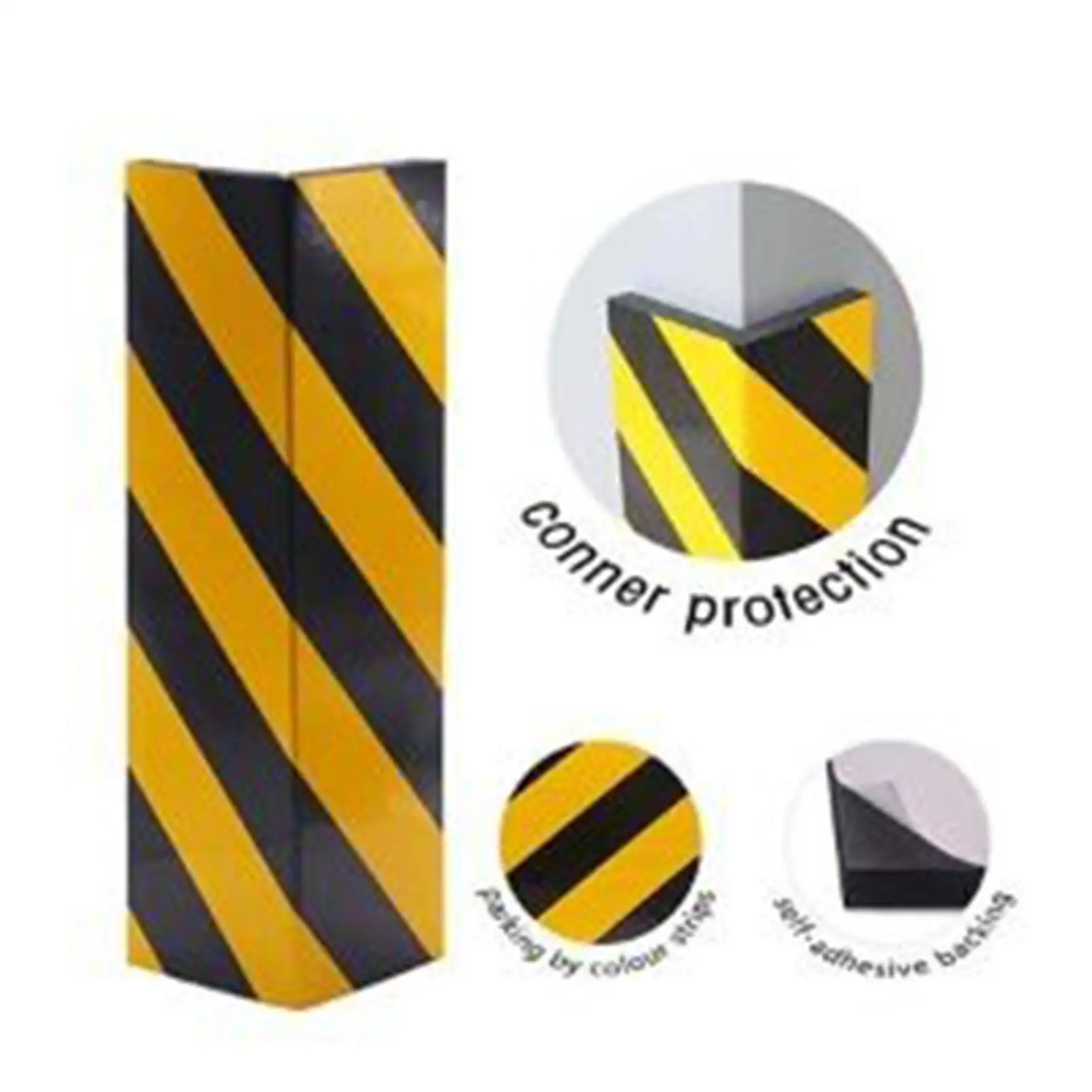 Garage Wall Protector Foam Edge Corner Bumper Foam Wall Corner Guard Car Sticker Anti Scratch Parking Auto Door Protector  ﻿