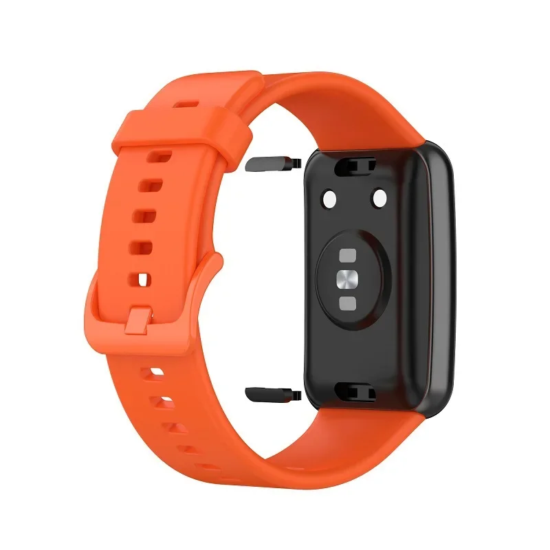 حزام سيليكون ناعم لساعة Huawei Watch Fit الأصلية سوار الساعة الذكية سوار معصم جديد متين لساعة Huawei Watch Fit Correa Accessories
