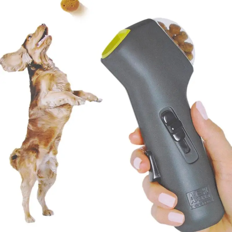 Dog Treat Launcher Pet Feeder Automatic Feeder Snack Launcher Training Outdoor Interactive Pet Toy ForDog Pet Food Dispenser