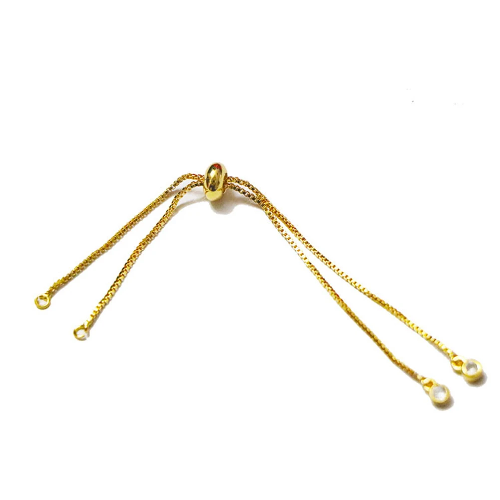 

3pcs Extender Chains for Jewelry Making Adjustable Necklace Bracelet Silver Gold Rose Gold Copper DIY Accessories