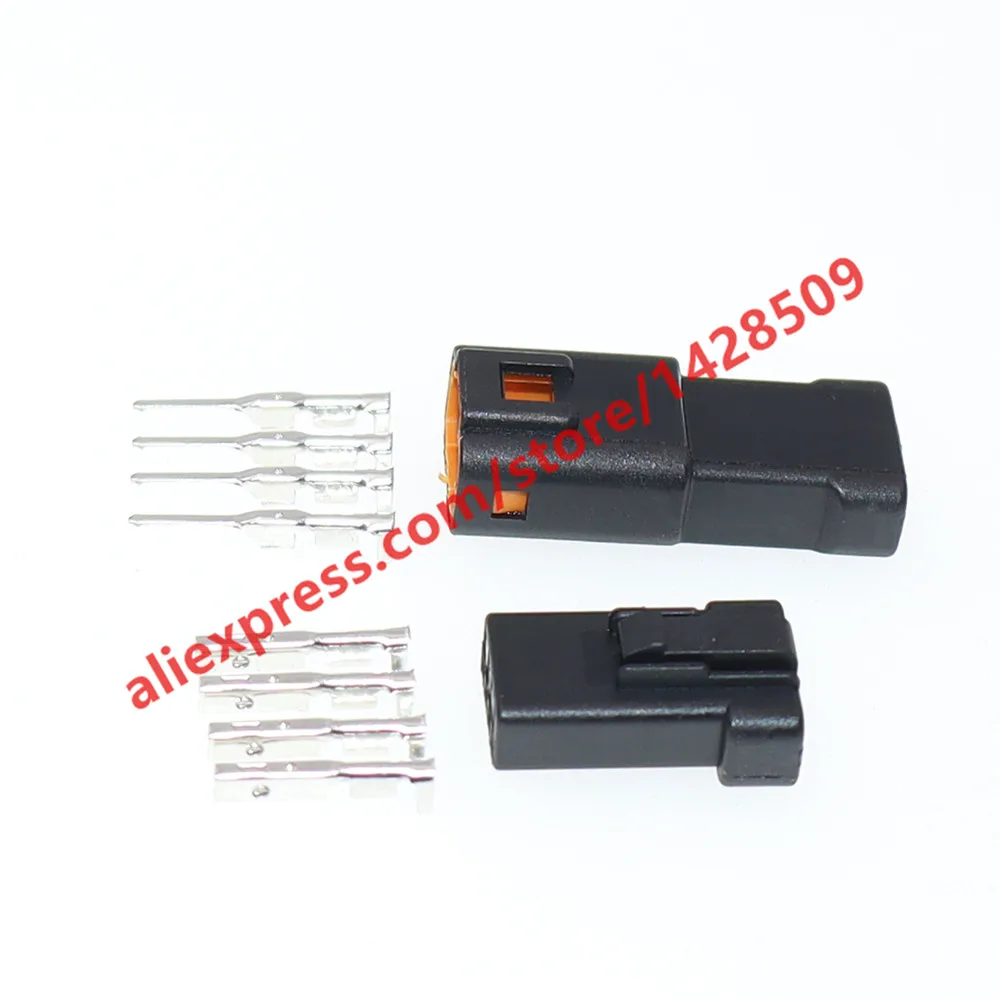 1 Set 4 Pin Car Wiring Plug 04T-JWPF-VSLE-S 04R-JWPF-VSLE-S Auto Male Female Docking Socket Automobile Parts