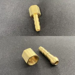 6mm 8mm 10mm Hose Barb x M10 M12 M14 M16 Metric Female Thread Brass Pipe Fitting Coupling Connector Adapter