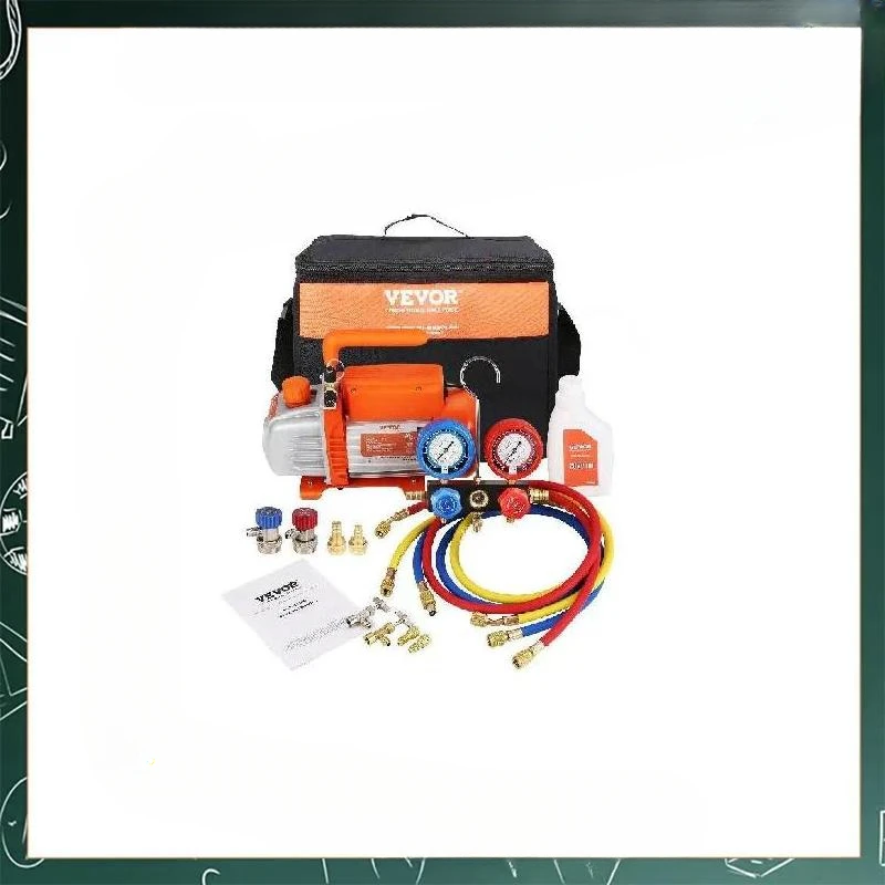 une-pompe-a-vide-d'air-ac-a-palettes-rotatives-a-un-etage-35-4cfm-et-kit-de-refrigerant-a-c-ensemble-de-jauges-de-collecteur-pour-la-climatisation