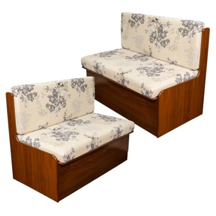 

Printed RV Dinette Cushion Covers of Soft Camper Seat Slipcover Stretch Sofa Loveseat Chair Cover Futon Protector for RV Camper