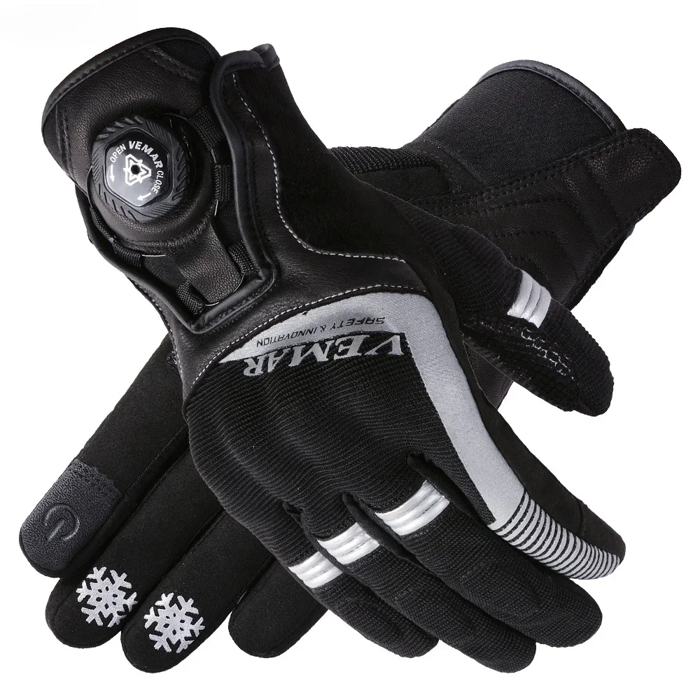 

--for Custom Summer Motorcycle Riding Gloves Bicycle Cycling Gloves Motorcyclist Protective Motocross Gloves Rotary Buckle Desig