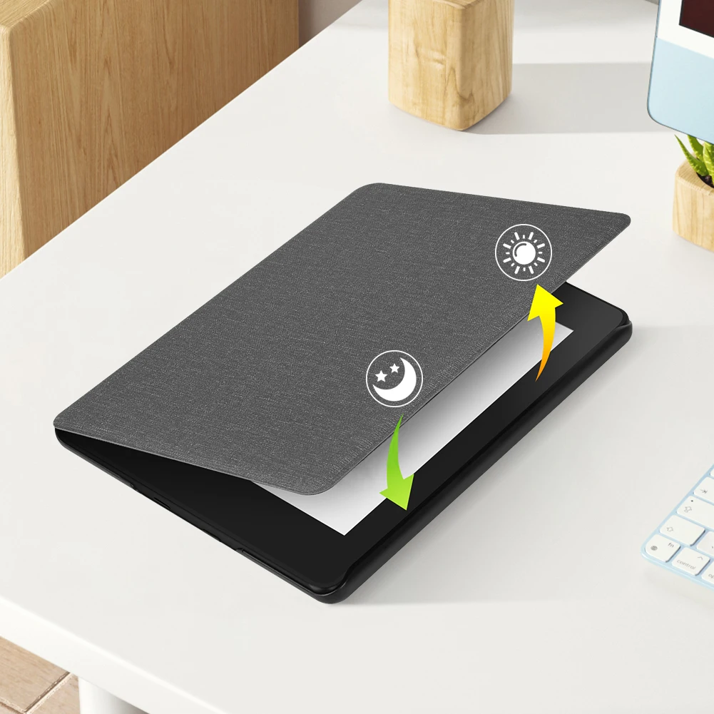 Étui de protection pour Kindle Paperwhite 12th Isabel 2024 7, avec veille automatique, édition Signature