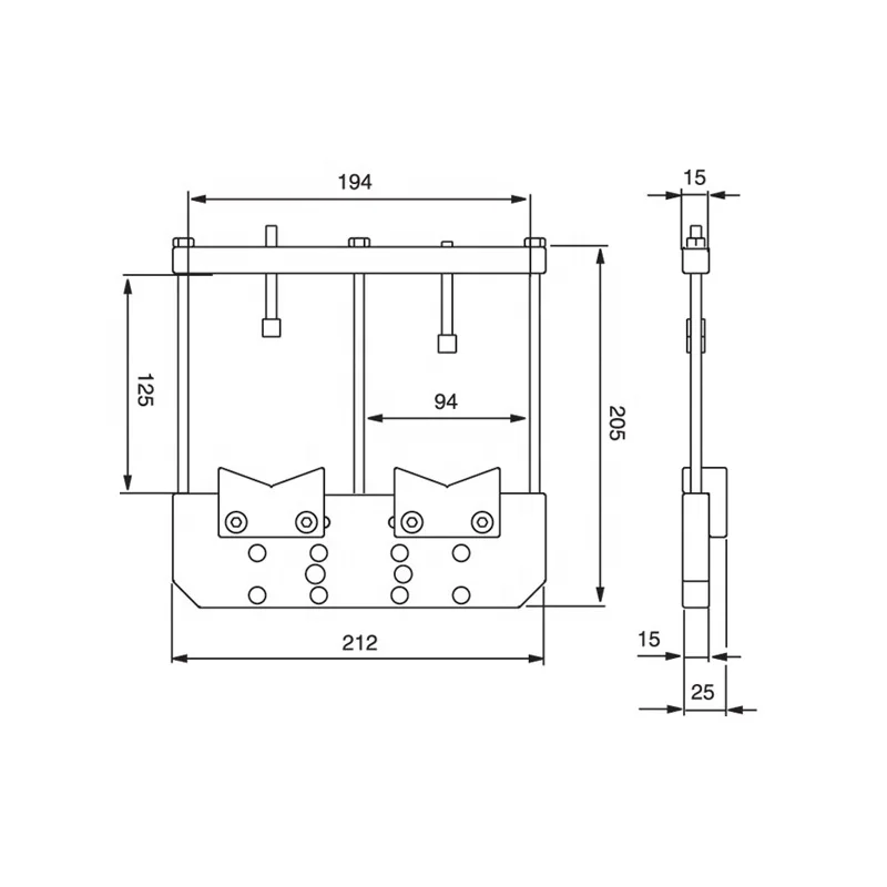 System 3R-292.3S Precision Steel 2 in 1 Universal Holder for Wire Edm Use HE-R06846