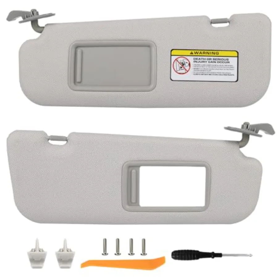 

Pair Sun Visor Compatible with 2011-2016 Hyundai Elantra Not for GT Models , Driver and Passenger Side Sunvisor Replacement Kit
