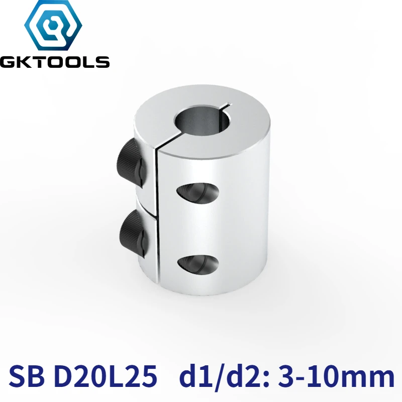 D20L25 Rigid Shaft Coupling Clamp Coupler 3/4/5/6/6.35/8/10mm for Stepper Servo Motor Creality Cr10 Ender-3 3d Printer Parts