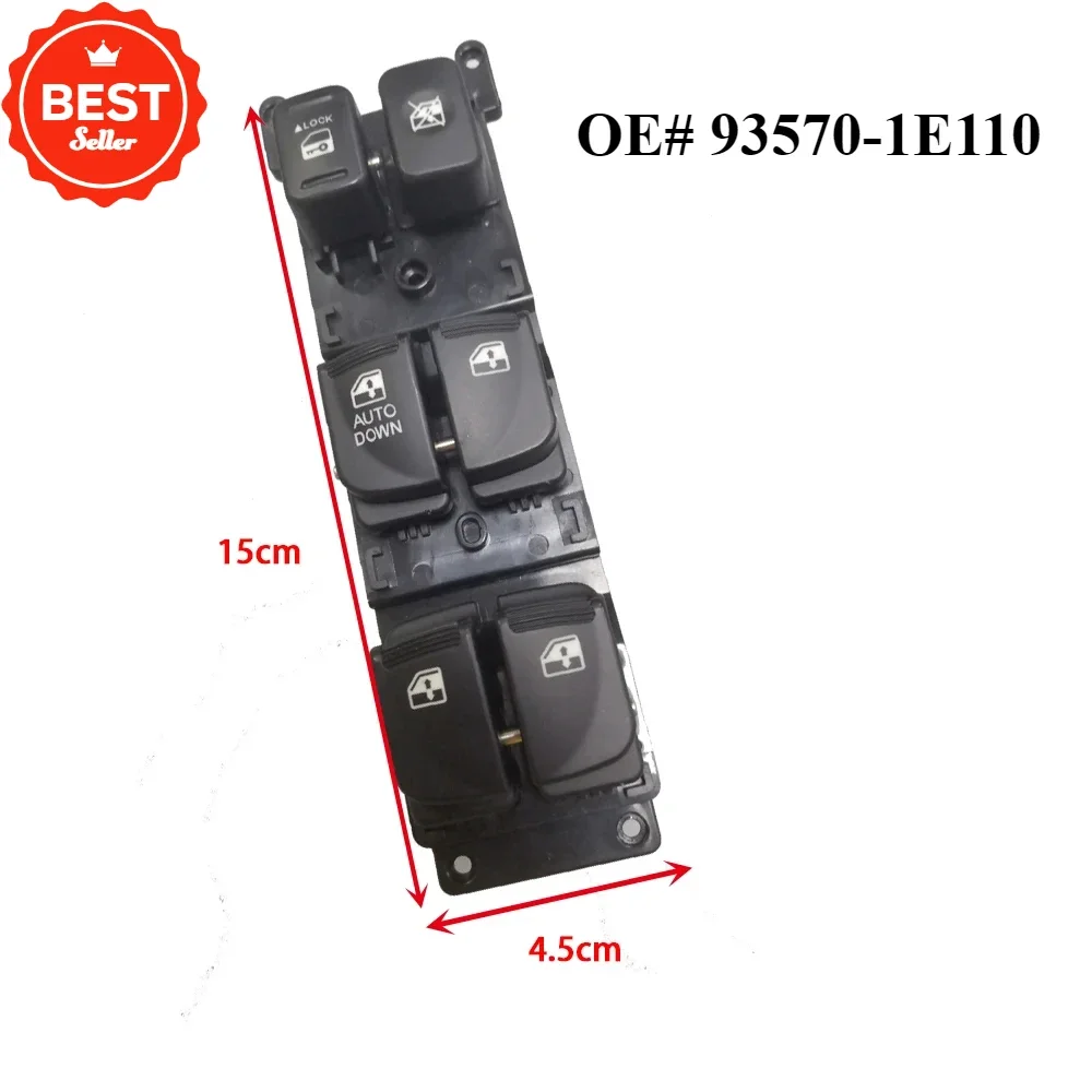 

Power Window Control Switch Car Window Lifter Switch For Hyundai Accent 2006 2007 2008 2009 2010 93570-1E110 935701E110