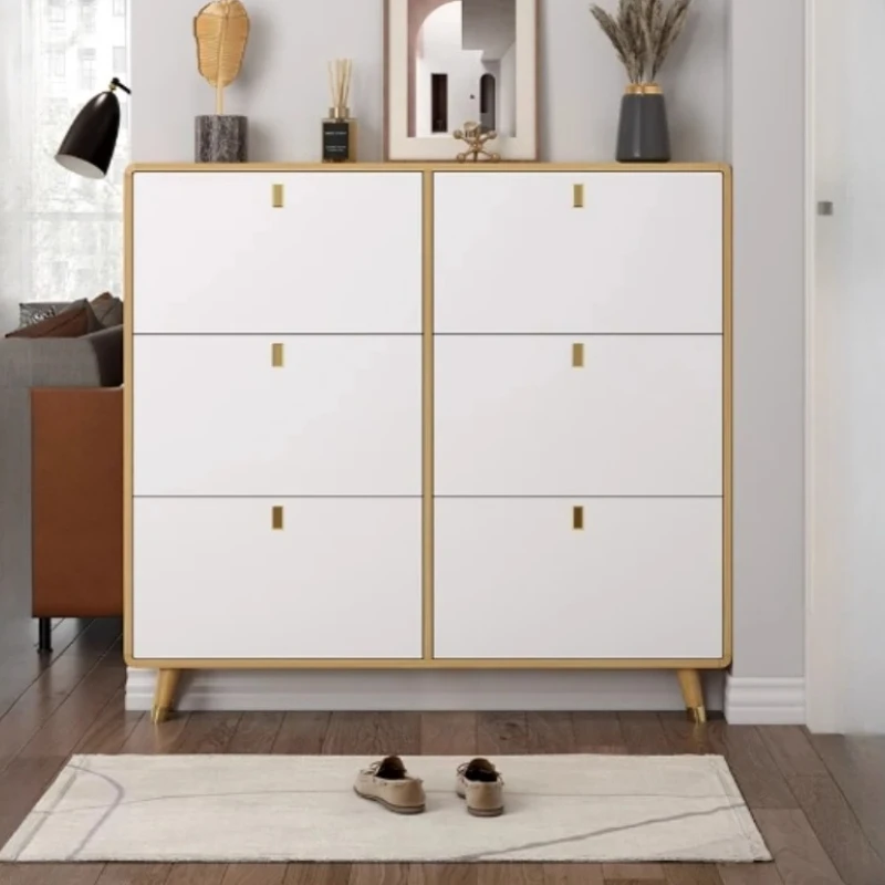 

Ultra Thin European Shoe Racks Assembled Modern Organizer Women Shoe Cabinet Storage Luxury Schuhschrank Furniture Living Room
