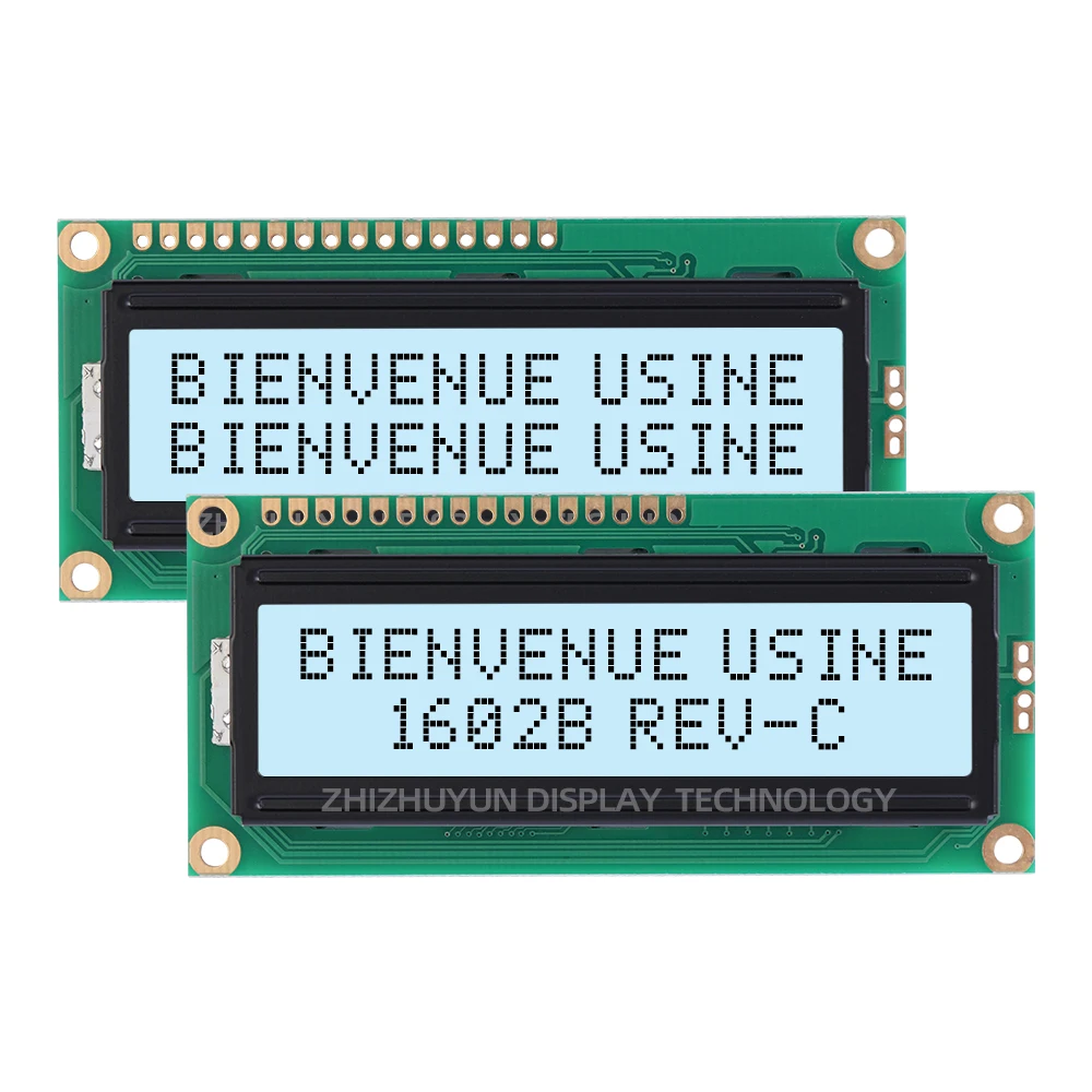 LCD1602B Rev. C Европейская 16X 2 ЖК-дисплей символов синяя пленка белая лента массив подсветка