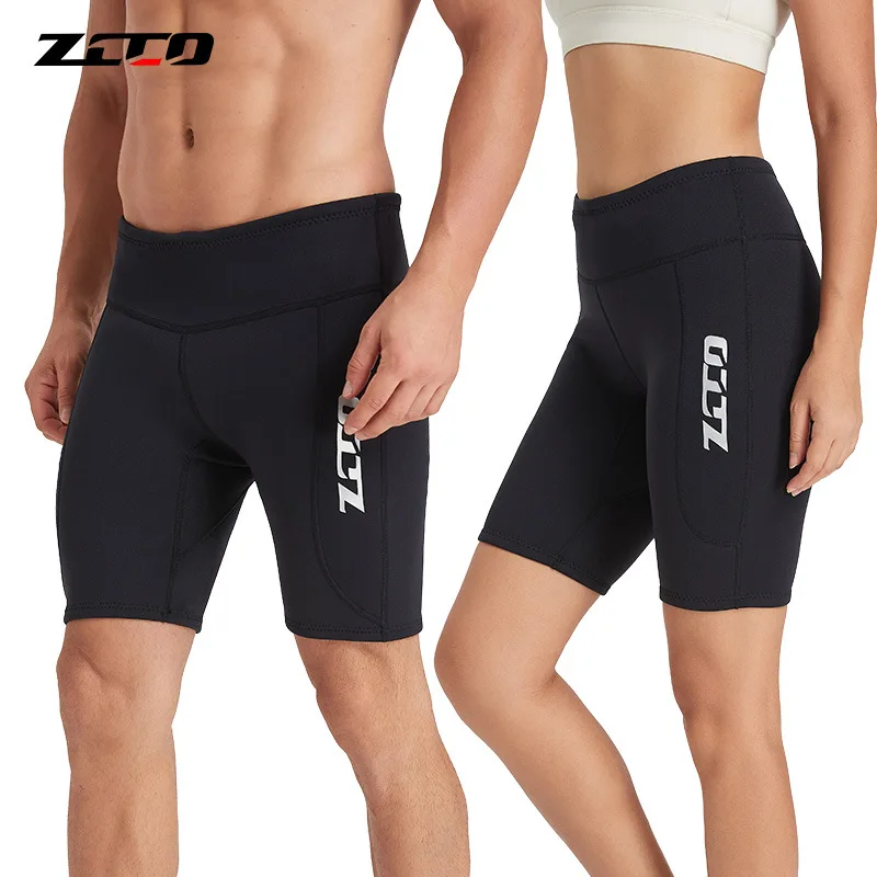 Men 2mm Neoprene Wetsuits Shorts Thicker Trunks Diving Snorkeling Surfing Pants Swimming Trunks Winter Swimming Protection Pants