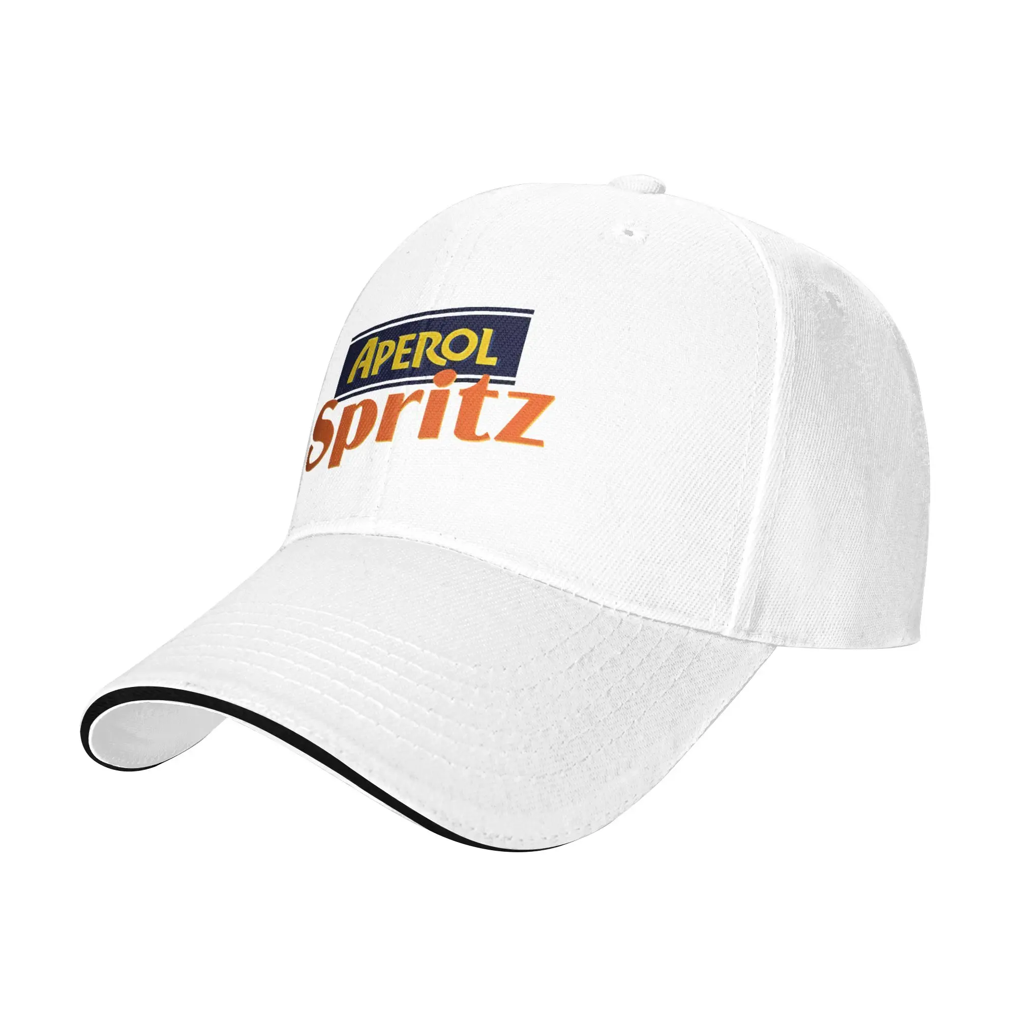 Gorra de Béisbol Aperol Spritz, Diseño Veraniego para Hombre, Gorra Trucker Transpirable, Ajustada, Retro, para Deportes al Aire Libre
