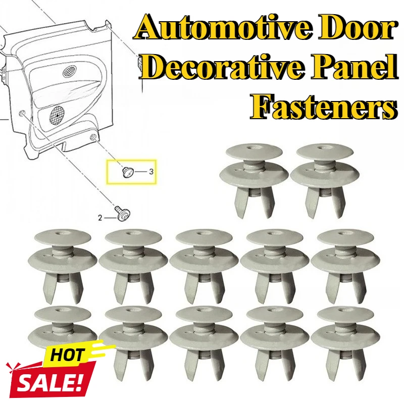 Car Door Roof Side Trim Panel Headliner Fixing Fastener Clip For VW Caddy 2004-2021  Auto Fastener Trim Panel Lining Clips