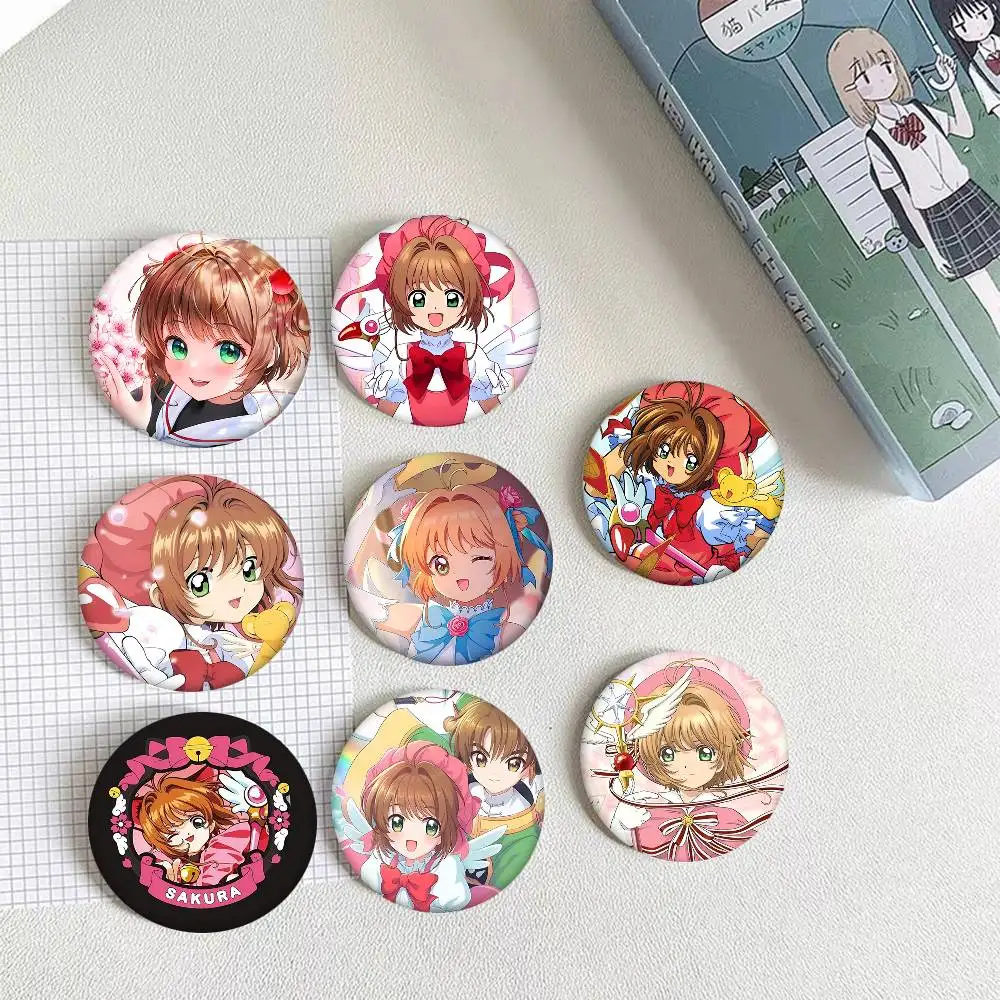 Cardcaptor Sakura Anime Round Badges Can Be Used To Decorate Clothes And Backpack Pins