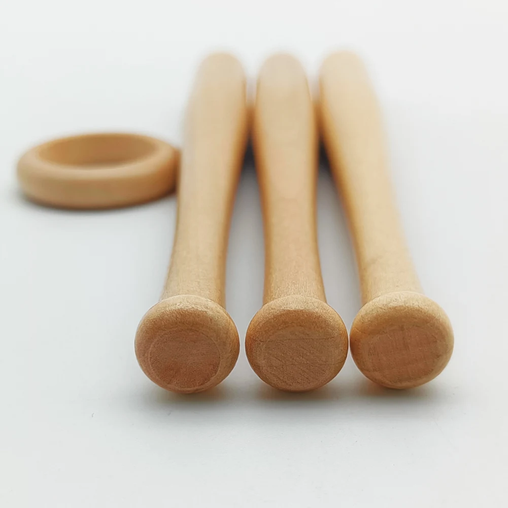 Wooden Baseball Holder Baseball Golf Tennis Ball Display Stand Baseball Bat Display Stand Holder for Kids and Sports Lover