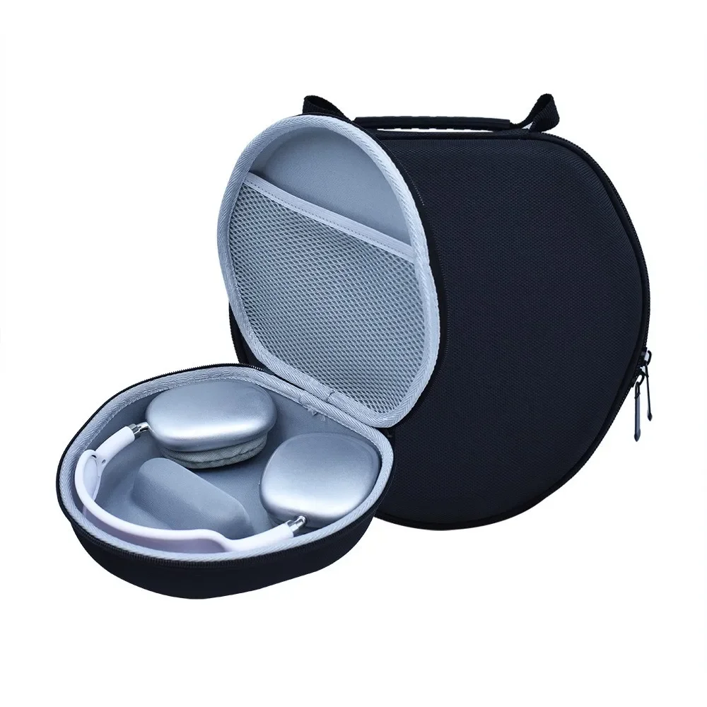 Estojo rígido para novos airpods max, estojo de viagem para fone de ouvido, bolso de malha, airpods max, bolsa de armazenamento portátil protetora
