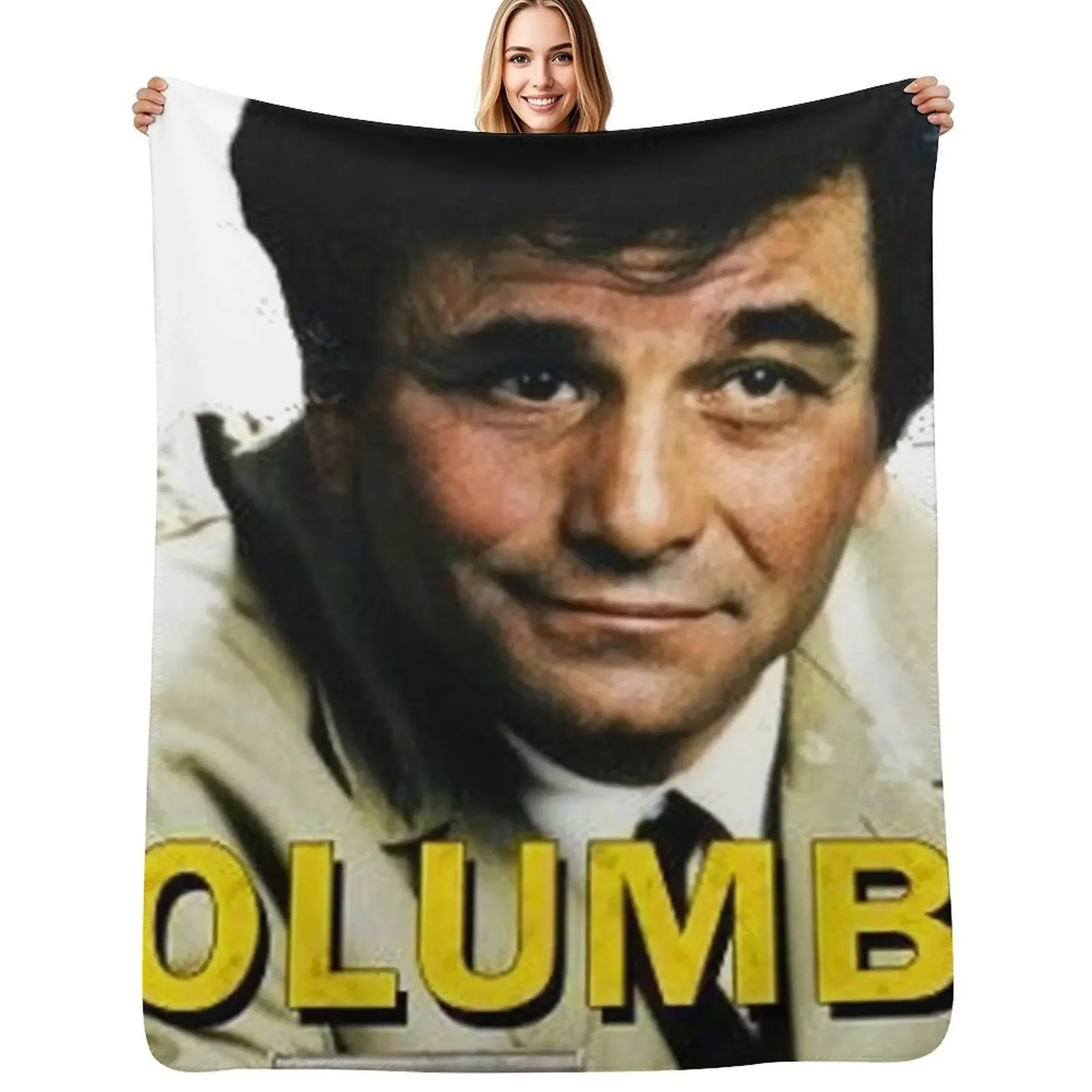 

Columbo Throw Blanket Hairy christmas gifts Sofas funny gift Blanket