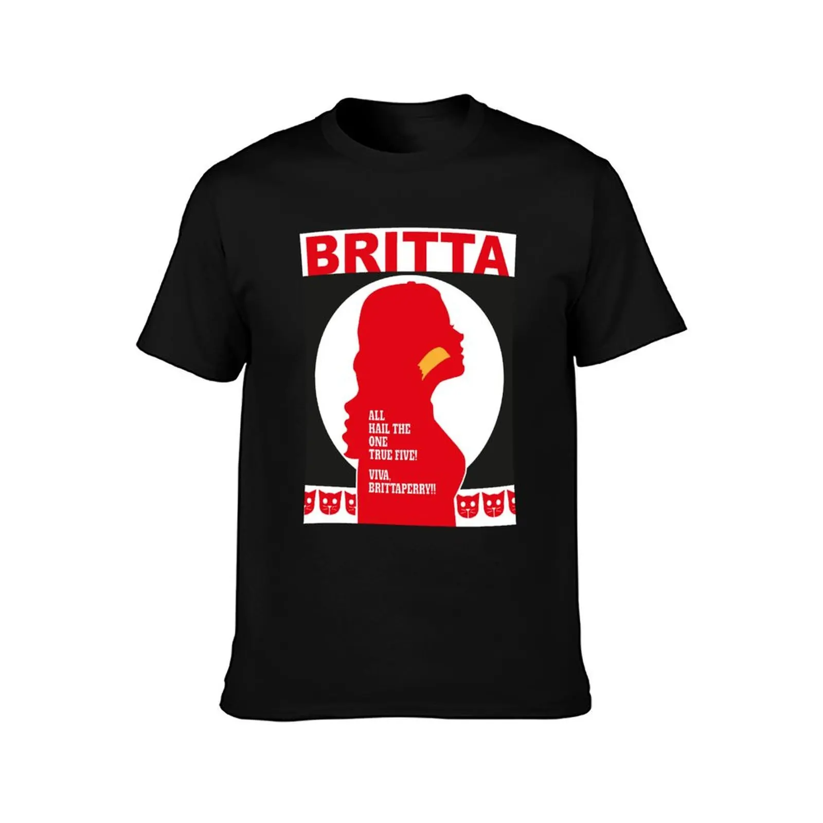 BRITTA T-Shirt T-shirts oversize Aesthetic clothing t shirts for men graphic