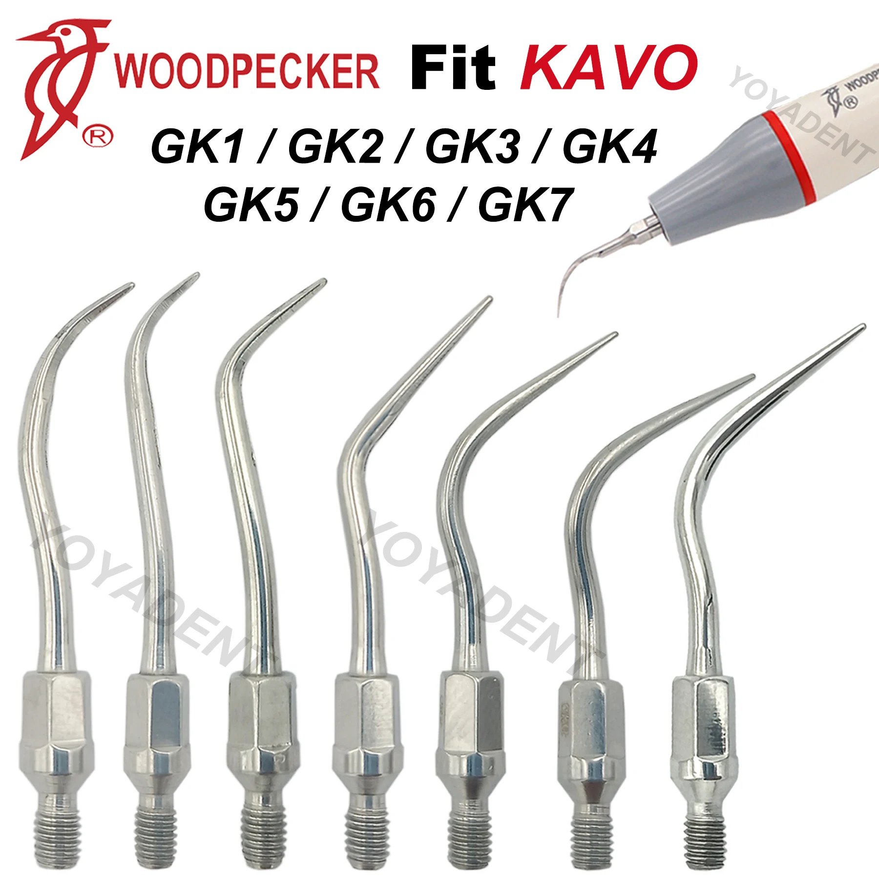 

Насадки для дятла подходят для наконечника KAVO, стоматологический ультразвуковой скалер, наконечники для удаления накипи, режущая головка для чистки зубов, стоматологические инструменты